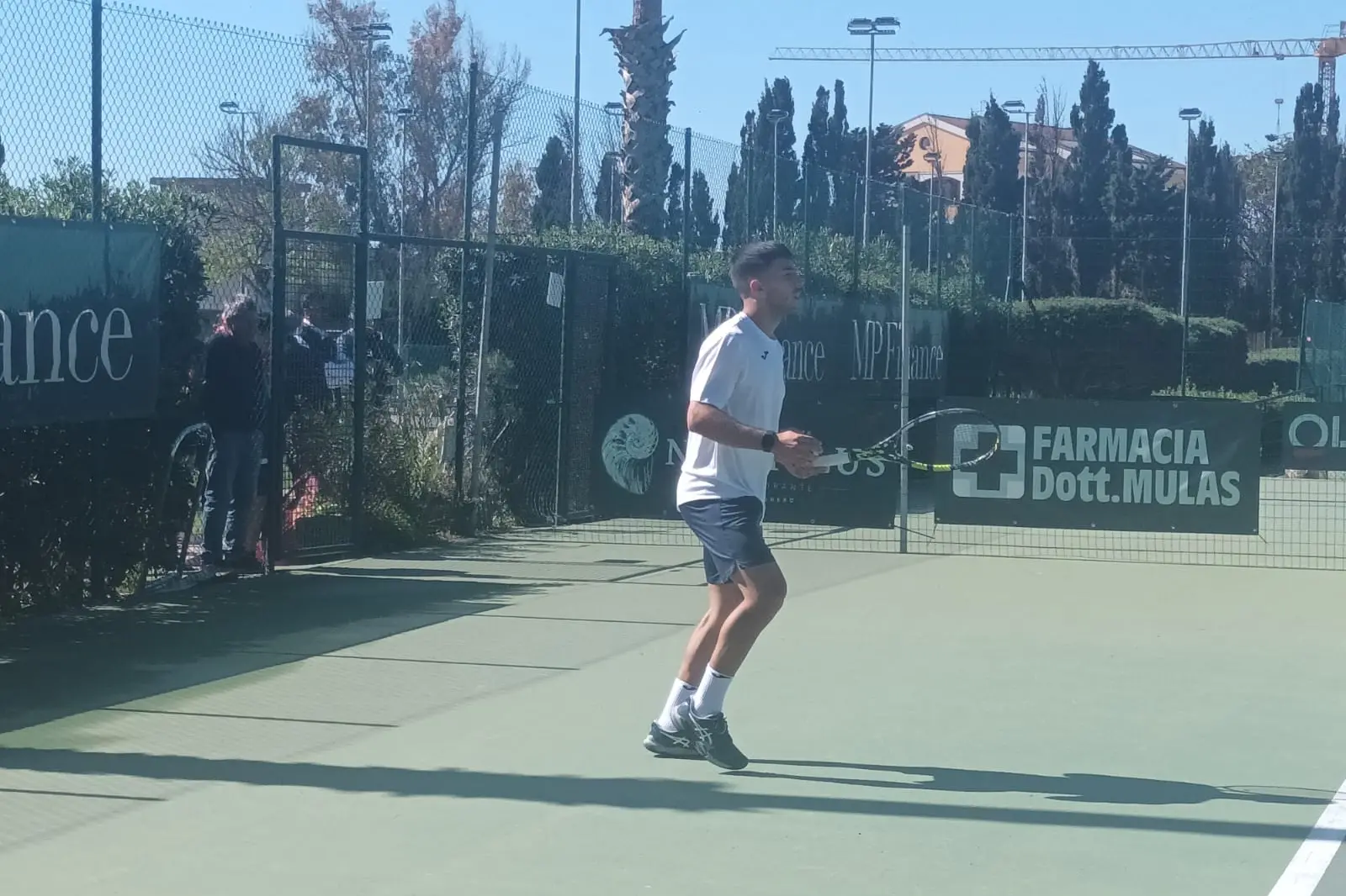 Mattia Secci, portacolori del Quattro Mori Tennis Team (Foto Antonio Burruni)