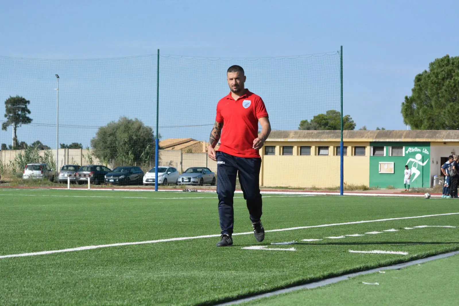 L'allenatore Fabio Tinti. (foto Andrea Scano)