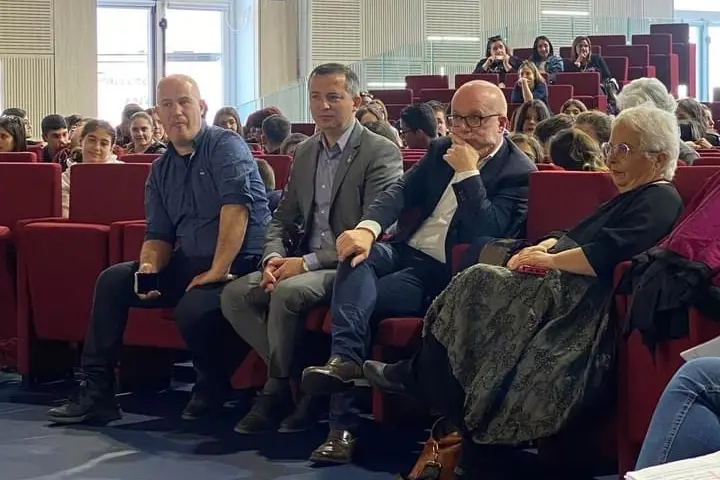 Da sinistra, Ivan Marongiu, Marcello Ladu e Salvatore Corrias (foto Secci)