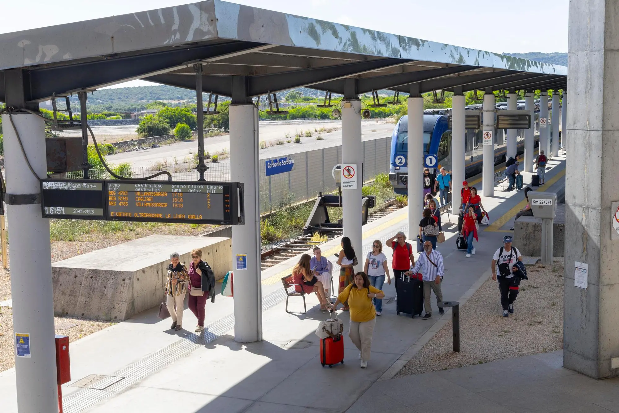 La stazione di Carbonia (Fabio Murru)