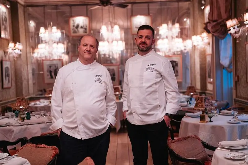 Gli executive chef del Cala di Volpe Maurizio Locatelli e Michele Bacciu