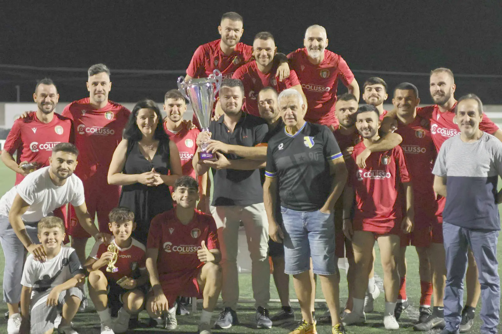 La premiazione della prima classificata "Giunco El Nino" (foto concessa)