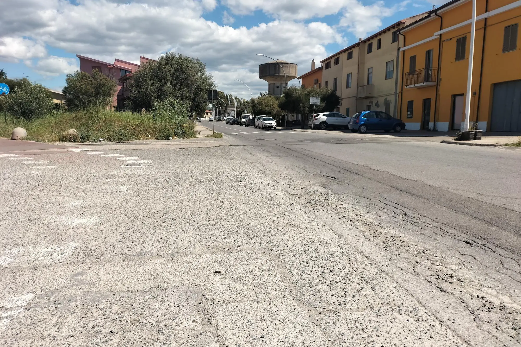 Un tratto di via Lubiana. (foto Scano)