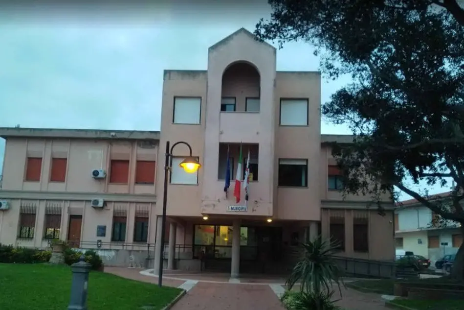 Il Comune di Sardara (foto Google Maps)