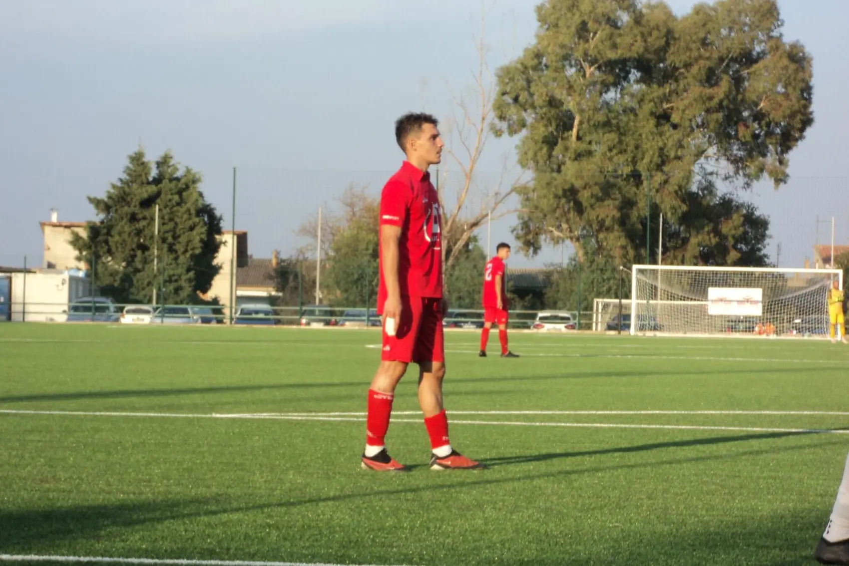 Manuel Piras, 26 anni, attaccante della Villacidrese (foto Prinzis)