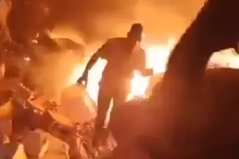 I soccorsi in azione (foto da frame video)
